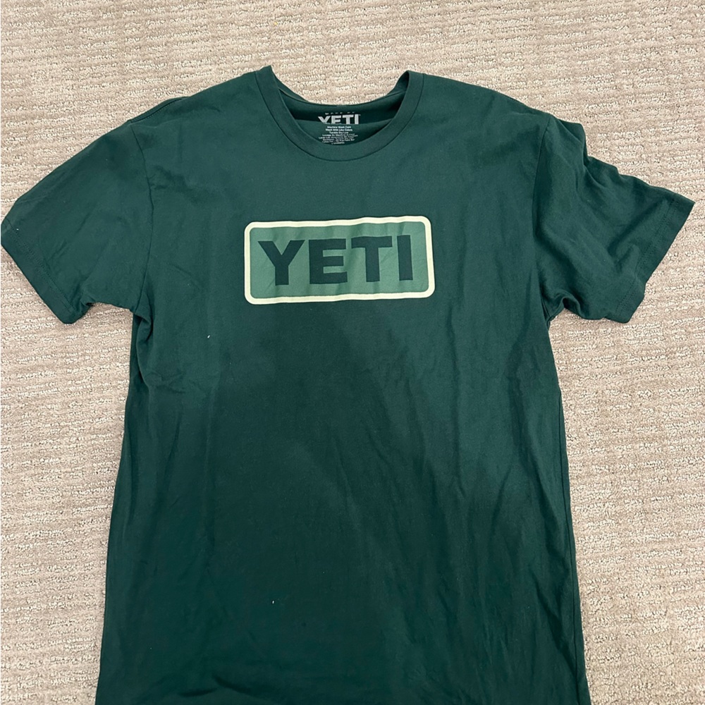 M’s Green Yeti T-Shirt Size L